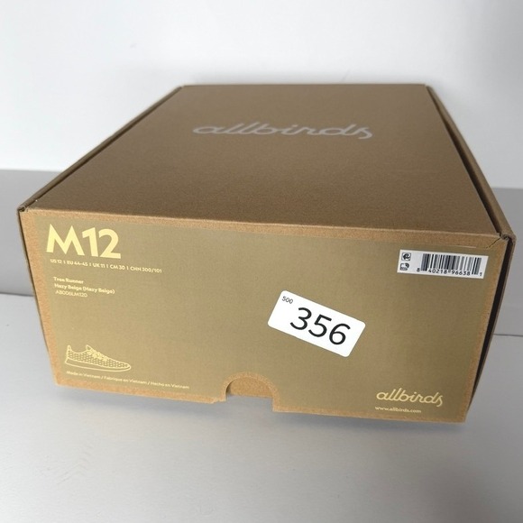 Allbirds Tree Runner in Hazy Beige Mens 12 NEW IN BOX - Picture 3 of 9